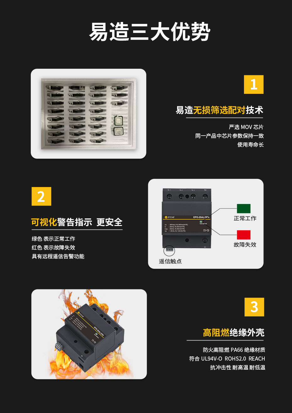 易造电源防雷器3大优势