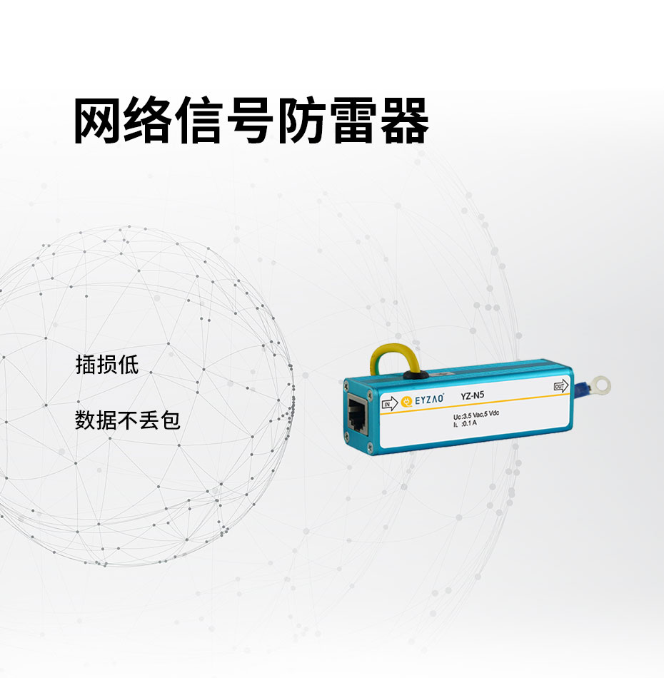 网络信号防雷器-插损低
