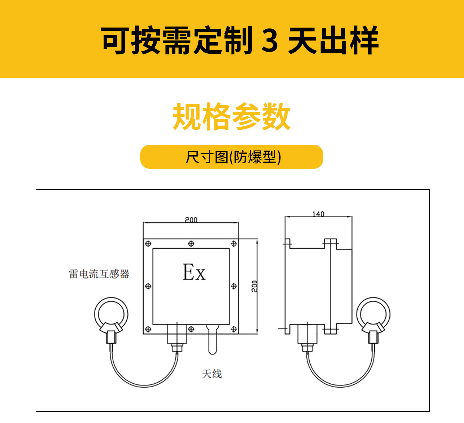 雷电流记录仪-规格参数