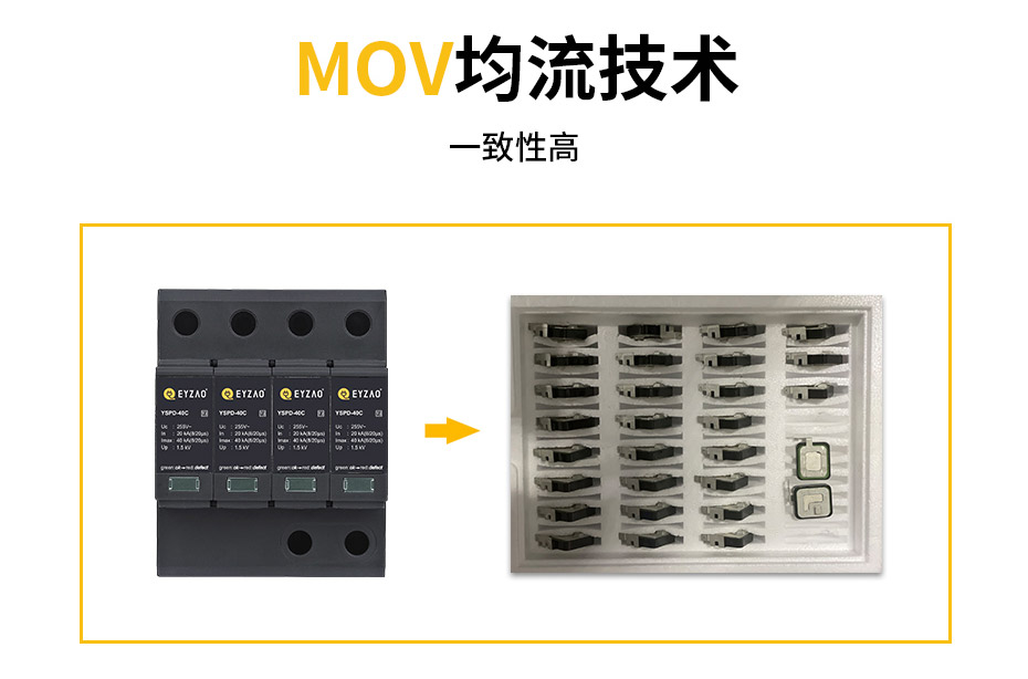 浪涌保护器制作厂家-MOV均流技术