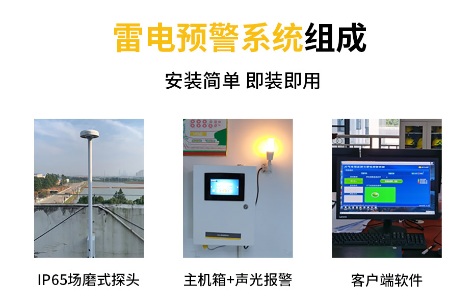 学校雷电预警系统组成