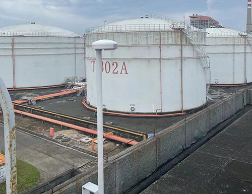易造防雷为广西油气码头提供雷电预警系统