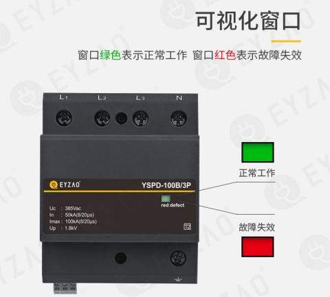 防雷浪涌保护器可视化窗口